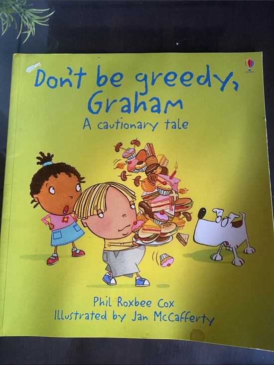 usborne Other - Don't Be Greedy, Graham a Cautionary Tale Book Usborne story